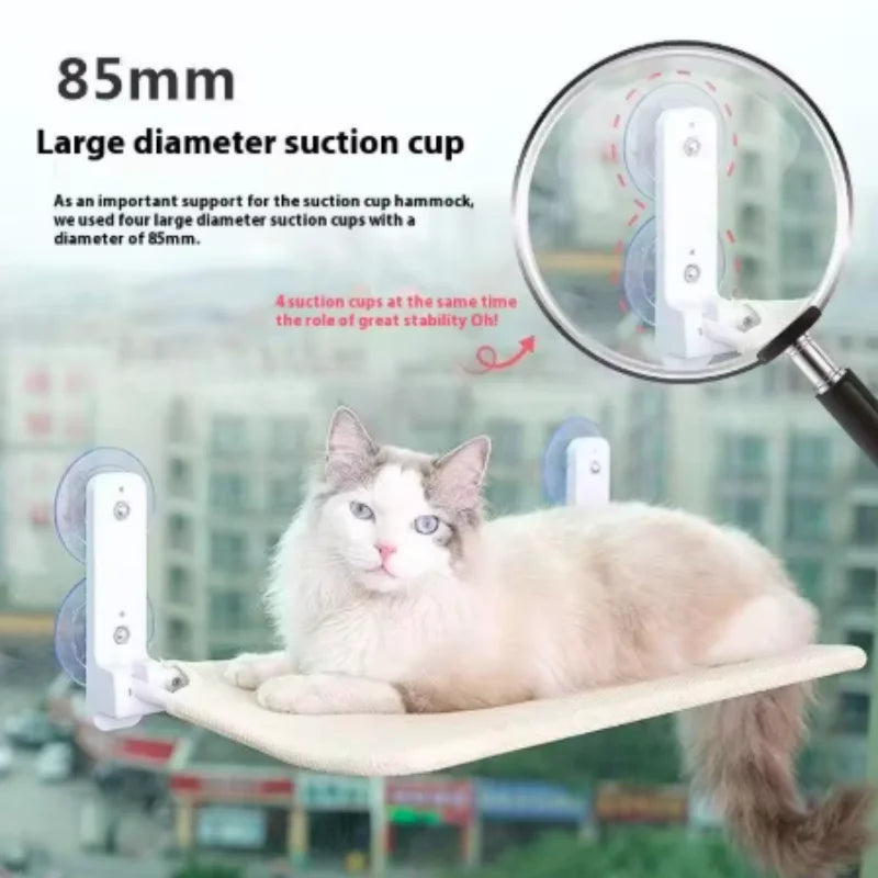 Hanging Cat Hammock - Window Seat Bed for Cats