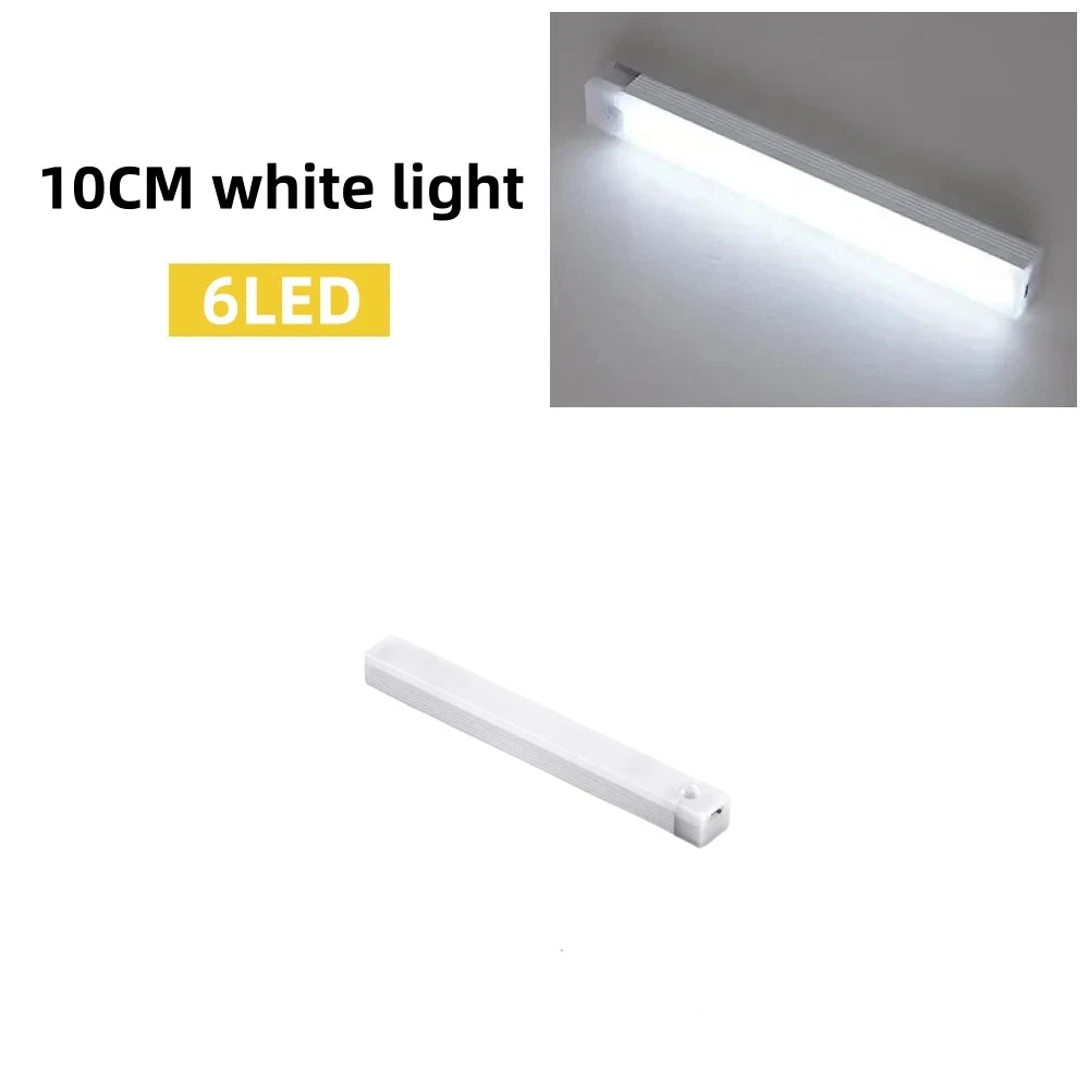 LED Motion Sensor Light - Rechargeable Smart Cabinet Lamp