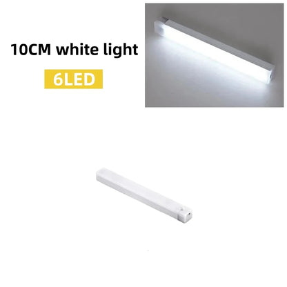 LED Motion Sensor Light - Rechargeable Smart Cabinet Lamp
