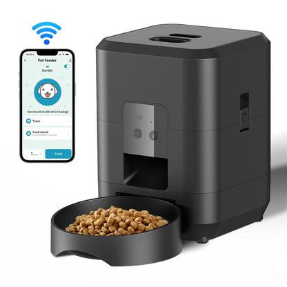 Smart Automatic Pet Feeder - Timed Cat & Dog Food Dispenser