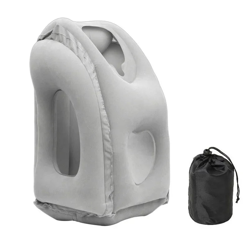 Inflatable Travel Pillow - Portable Neck & Chin Support