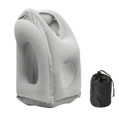 Inflatable Travel Pillow - Portable Neck & Chin Support