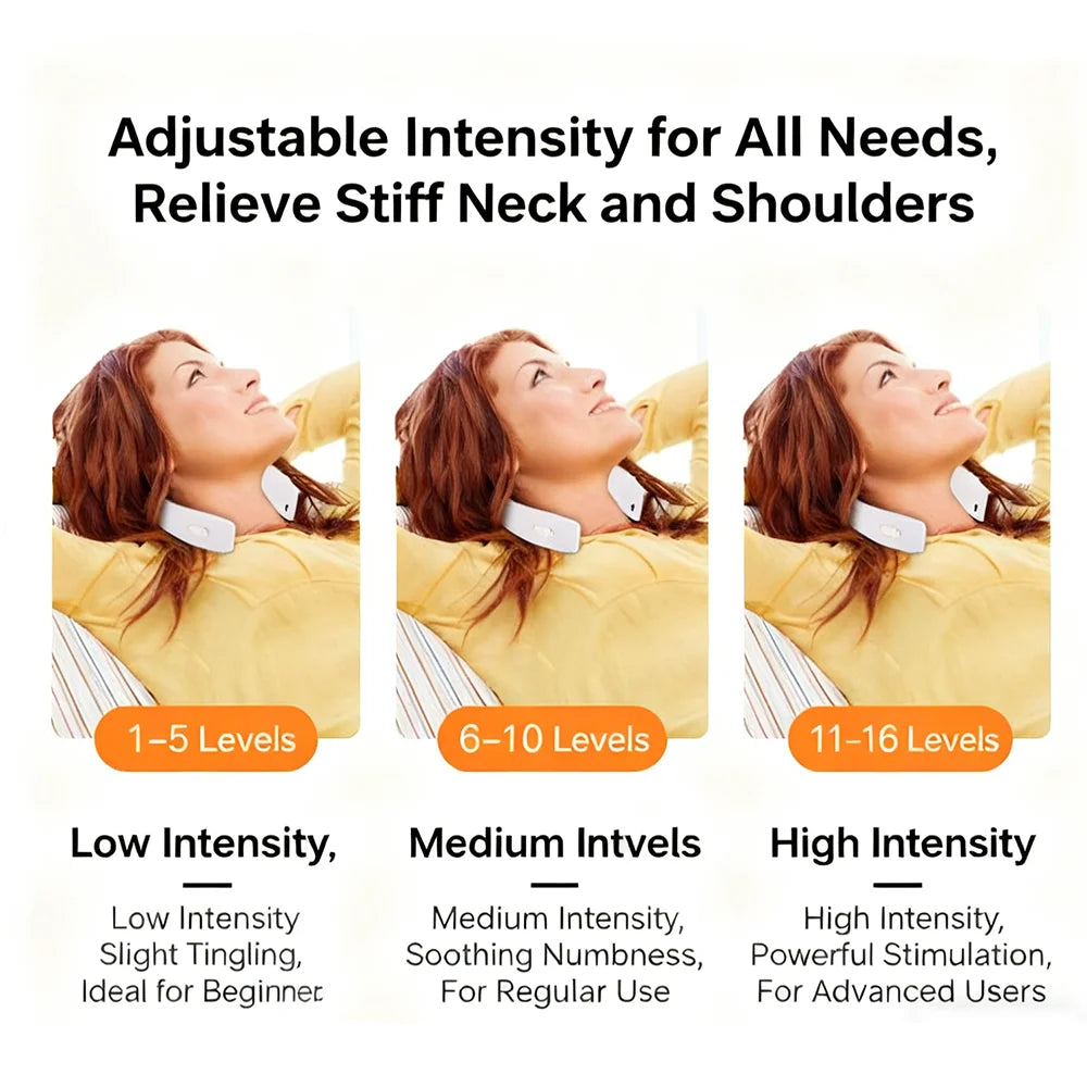 Neck Massager - Portable Cordless Shoulder Relief