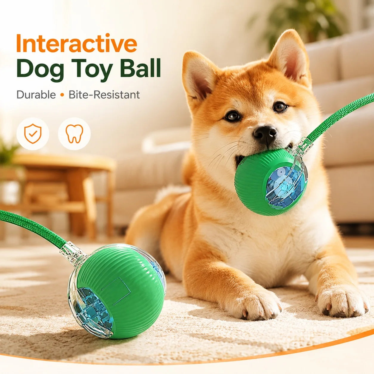 Automatic Rolling Dog Ball Launcher - Interactive Smart Toy