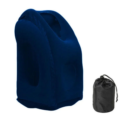 Inflatable Travel Pillow - Portable Neck & Chin Support