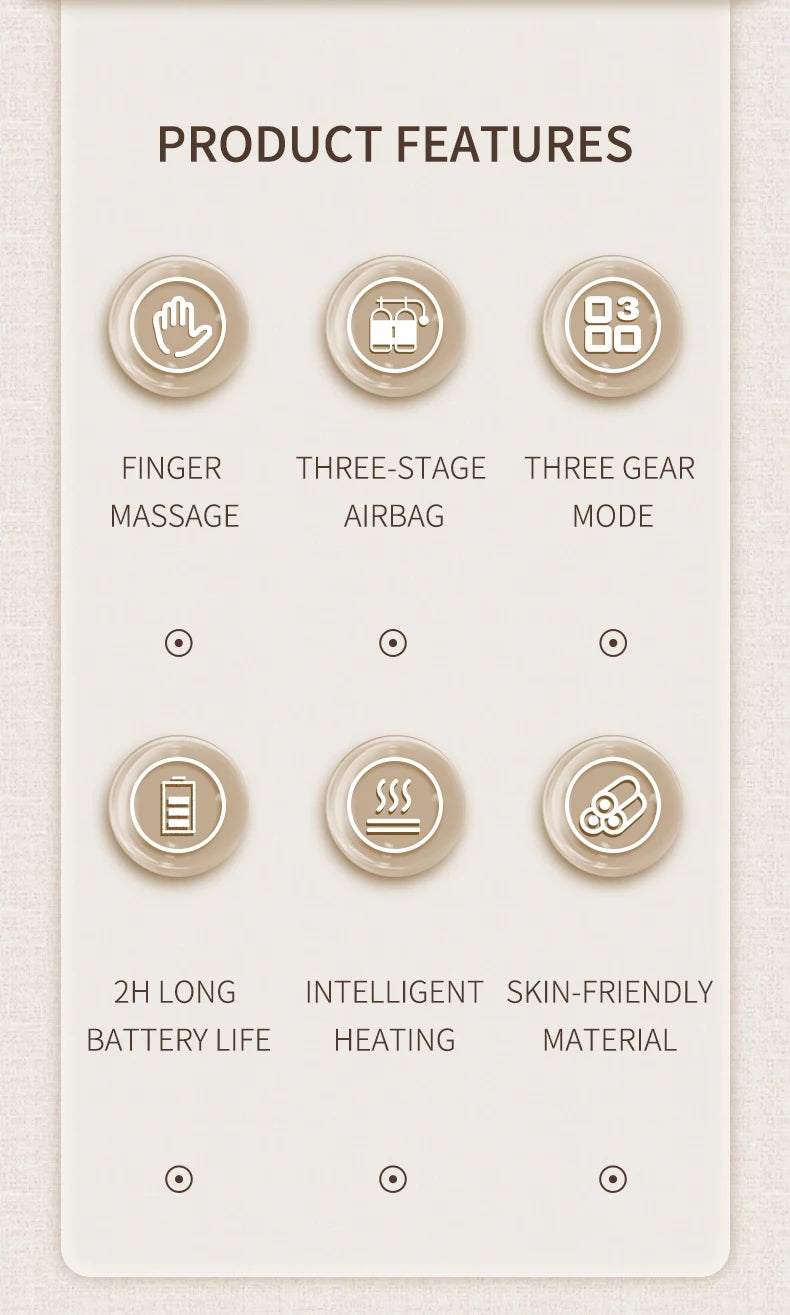 Hand Massager - Airbag Compression Massage Glove