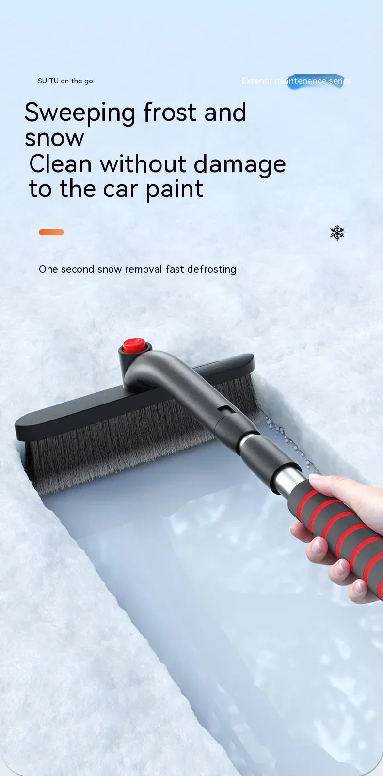 Extendable Snow Brush & Ice Scraper