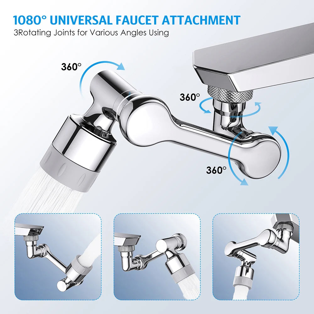 Rotating Faucet Extension Arm