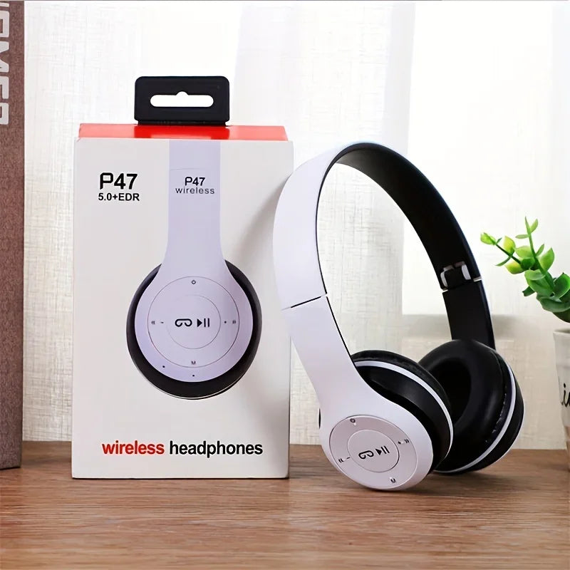 P47 Foldable Bluetooth Headphones