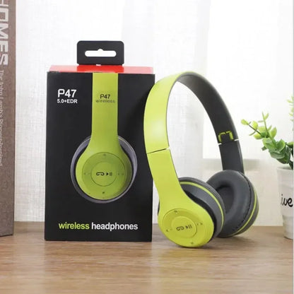 P47 Foldable Bluetooth Headphones
