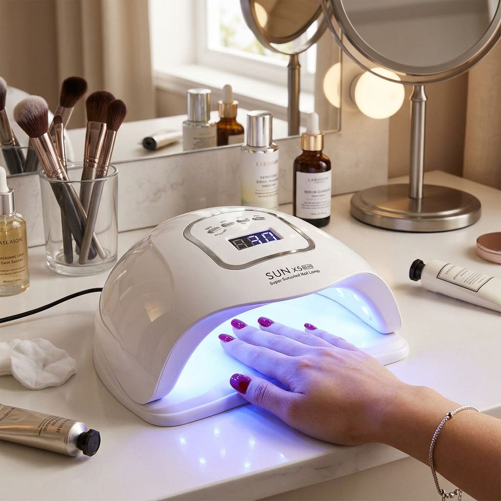 150W UV LED Nail Lamp in use