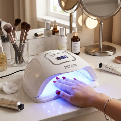 150W UV LED Nail Lamp in use