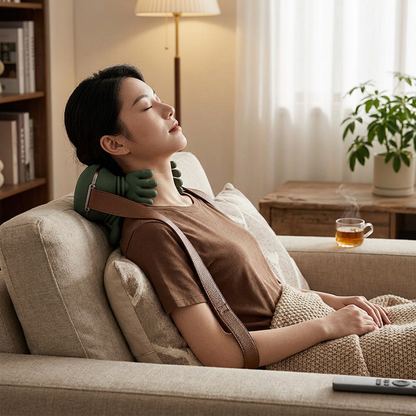 Neck Shoulder Massager in use