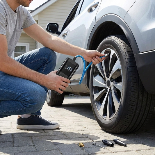 Portable Tire Inflator - Cordless Air Compressor