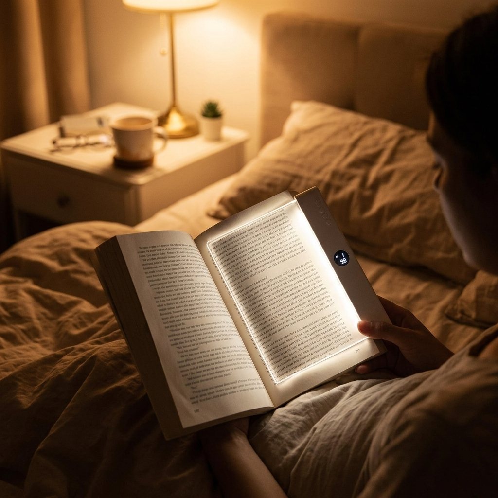 Book Light, Led Lights, Rechargeable LED Flat Book Lights