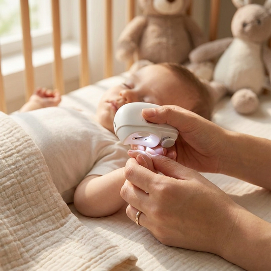 Electric Nail Clipper - Electric Fingernail Clippers with LED Light for Baby and Adult