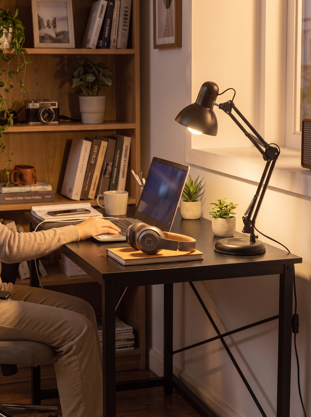 Computer Desk 40in Black lifestyle 1