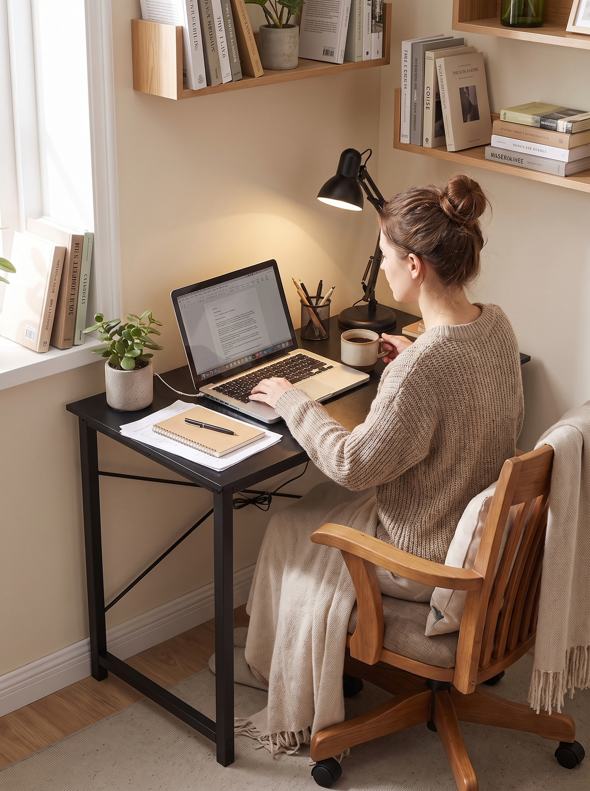 Computer Desk 31in Black lifestyle 3